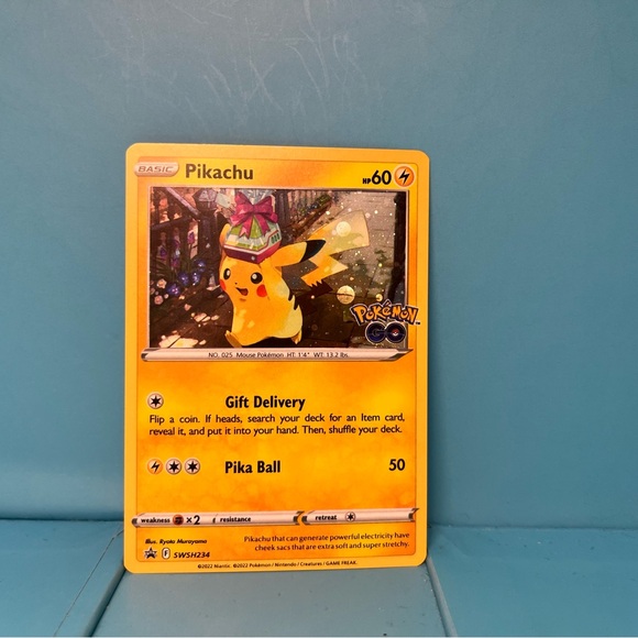 ⭐️ Pokémon TCG - Pokemon Go - SWSH234 Pikachu Cosmos and 055/078 Snorlax Cosmos - Picture 3 of 4